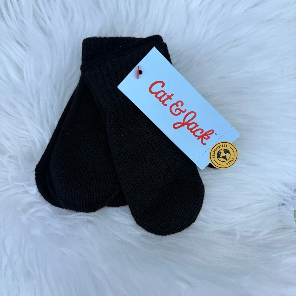 Cat & Jack 3-Pack of Toddler Mittens, NWT, Size 2T-5T